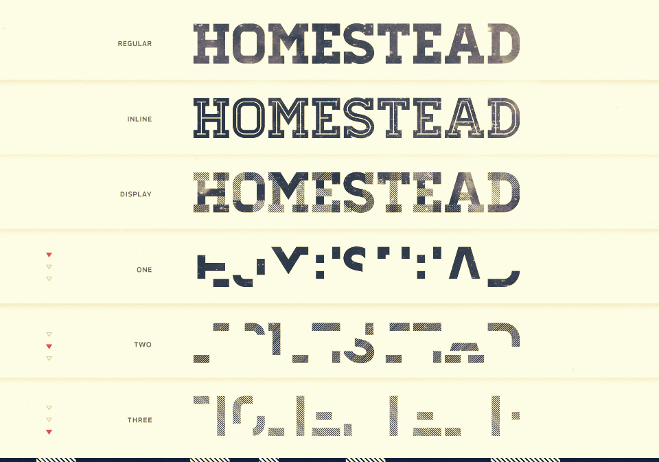 Homestead Font Sample 6